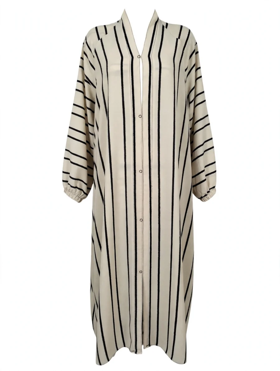 Black Stripe Abaya