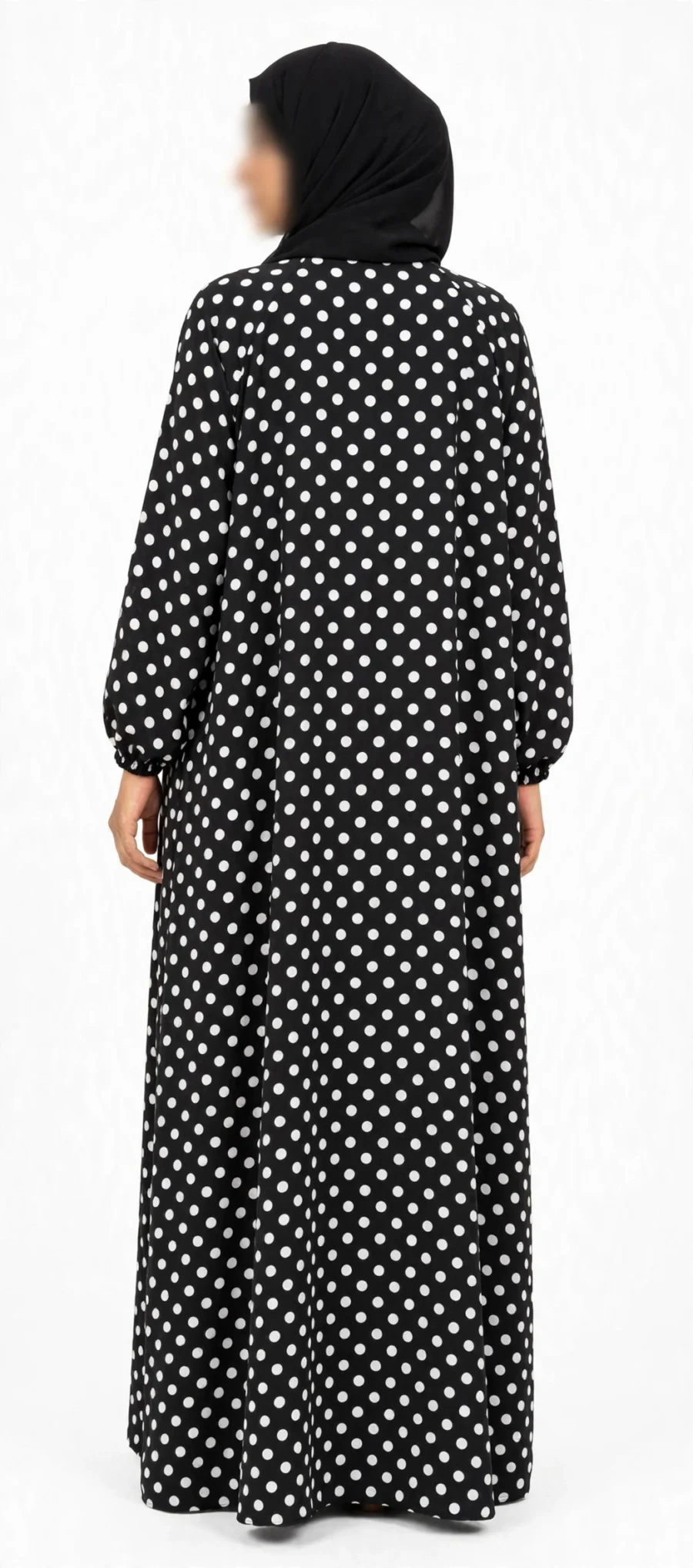 Polka Dotted Abaya – photo 2